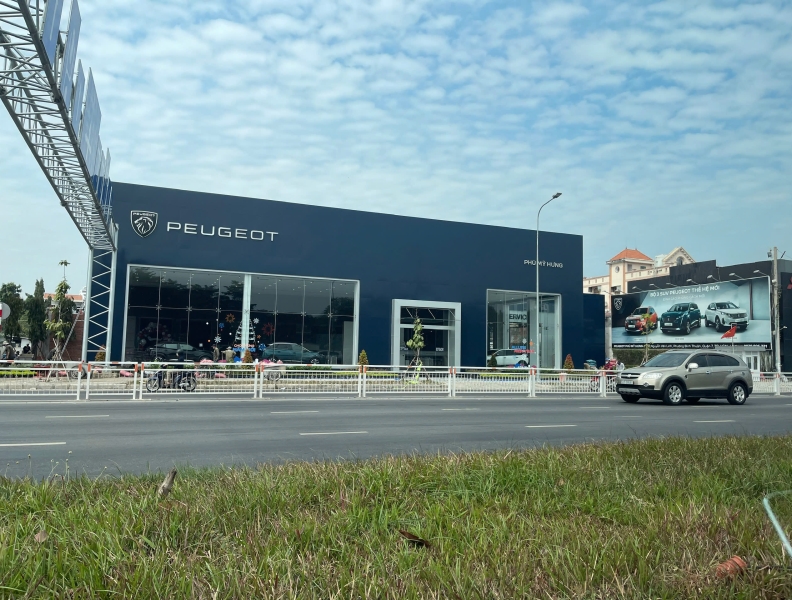 DỰ ÁN SHOWROOM PEUGEOT PHÚ MỸ HƯNG